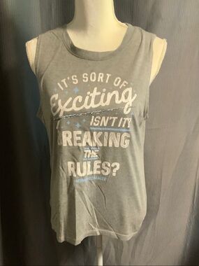 Harry Potter Graphic Tank Top "It's Sort Of Exciting" - Gray